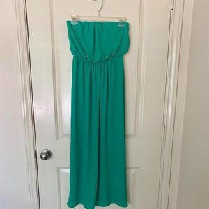 Express Strapless Maxi Dress